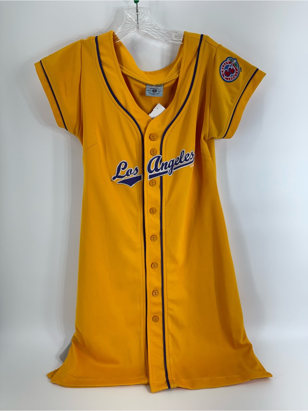 ⚙️ 3For$30 ⚙️ Los Angeles Yellow Baseball Jersey Dress